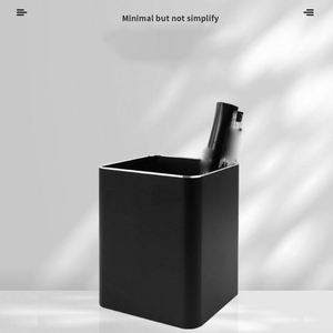Metal Pen Desk Square Aluminum Desktop <b>Makeup</b> Brush Holder Storage <b>Box</b> for School Home and Kids Promotion Gift - Product Image 3