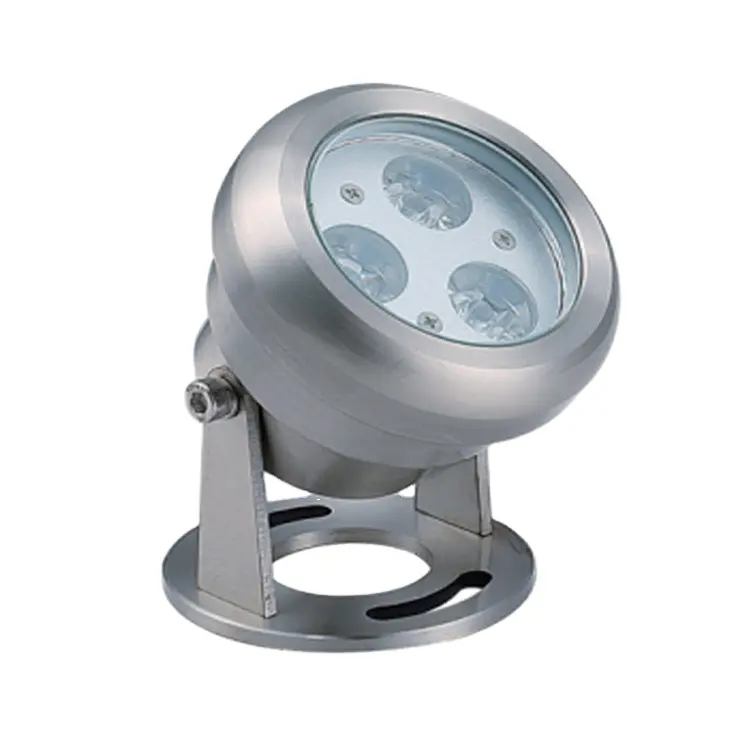 Raffinata lampada subacquea SS304Fountain 24v Ip68 acqua fontana subacquea Led 3w 6w 9w 12w Ip68 subacquea luce Led Rgb