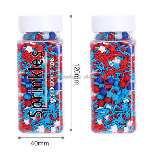 Rociador comestible para repostería, suministros para hornear, decoración de tartas para el día de la independencia, Color azul, rojo, blanco, EE. UU., 2023 - Product Image 2