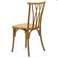 Chaise de salle à manger empilable en résine, faite à la main, durable, avec un design moderne R-II-L
