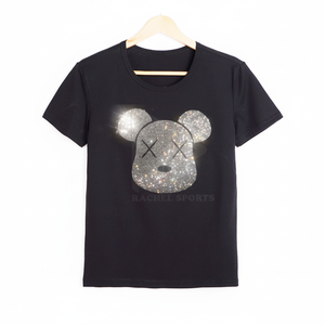 Strass T Shirt Arrivée Design Attrayant Strass Nouveau Personnaliser Prix de gros Coton Confortable pour Hommes de Haute Qualité - Product Image 1