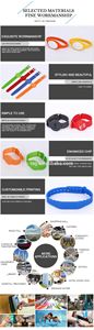 Gelang Kontrol Akses NFC RFID 13.56Mhz 125KHz, Gelang Silikon Tahan Air yang Dapat Disesuaikan, untuk Acara, Festival, dan Bisnis - Product Image 3
