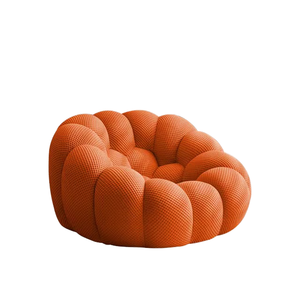 Nordico minimalista Designer pigro divano di fascia alta comodo schienale singolo per persona compresso calcio componibile soggiorno componibile - Product Image 4