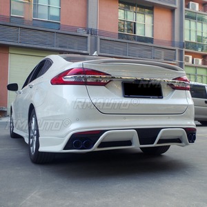 Car Rear Bumper <b>Splitter</b> Diffuser <b>Lip</b> Bumper Protector Rear <b>Lip</b> For Ford Mondeo ST 2013-2017 Body Kit Car Accessories - Product Image 2