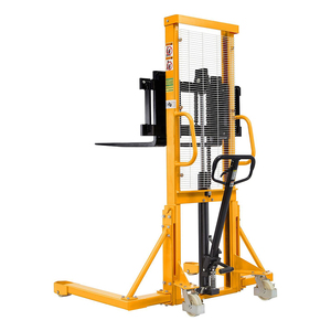 Xilin手動スタッカー、ストラドルレッグ付き500kg1000kgパレットリフティングスタッカー調整可能フォークハンドフォークリフト - Product Image 4