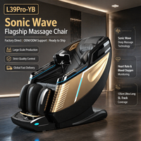 Sillón de Masaje Robótico Premium L39PRO-YB con Pantalla Táctil, Voz AI y Masaje de Pies para Familias, Apartamentos Pequeños y Venta al por Mayor