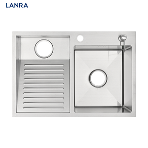 Recién llegado, lavabo de lavandería, balcón, fregadero de acero inoxidable 304 para el hogar con lavabo de Tabla de lavar - Product Image 5