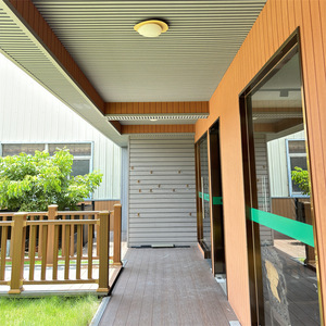 Panel <span class=keywords><strong>de</strong></span> Pared Exterior ASA Coextruido <span class=keywords><strong>de</strong></span> <span class=keywords><strong>Madera</strong></span> y Plástico, Impermeable, <span class=keywords><strong>para</strong></span> Villas, Áreas Escénicas y Patios - Product Image 3