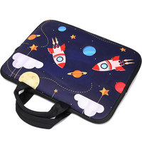 Sac pour ordinateur portable en néoprène avec fermeture éclair, style coréen moderne, pour voyage et usage quotidien, housse de protection souple personnalisée pour PC