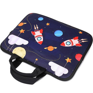 Sac pour ordinateur portable en néoprène avec fermeture éclair, style coréen moderne, pour voyage et usage quotidien, housse de protection souple personnalisée pour PC - Product Image 2