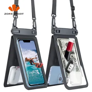 Neues Design Doppelt aschen Universal Water proof Phone Pouch Hochwertige wasserdichte Handy tasche IPX8 für 5,7 ''bis 7,0''