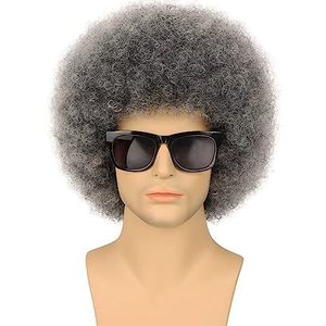 Perruque Disco Mullet pour Homme Perruque Courte Bouclée <span class=keywords><strong>Punk</strong></span> <span class=keywords><strong>Rock</strong></span> Perruques Rocker des Années 80 pour Halloween - Product Image 4