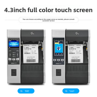 Zebra 600dpi Printer pintar Transfer termal ZT610 Printer kode batang Label Desktop industri logistik di stok