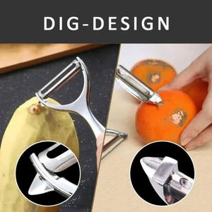 Custom Wholesale Stainless Steel Cutter Peeler Vegetable <b>Chopper</b> Chip Multi-Function <b>Salad</b> Fruit Kitchen Accessories - Product Image 5