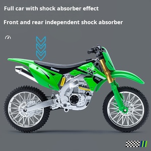 Modelo de Coche Todoterreno Kawasaki de Aleación Fundida a Presión, Escala 1:10, con Sonido de Alta Simulación, Juguete para Niños, Adorno, Regalo, Hecho de Metal - Product Image 6