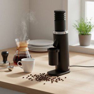 <span class=keywords><strong>Molinillo</strong></span> de Café Cónico de 63 mm para Dosis Única, Sin Retención, Rango de Molienda Ajustable, Espresso, Vertido, 24 V de Bajo Voltaje - Product Image 4