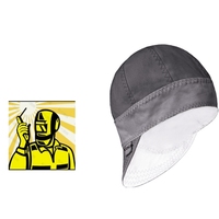 Deliwear – Bonnet de soudeur personnalisé avec logo, résistant aux flammes, pour homme, protection interne du casque, pour la sécurité de la tête lors du soudage