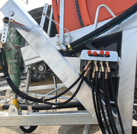 Système d'irrigation de canne à sucre de blé végétal avec arroseur de pluie et enrouleur de tuyau pour un arrosage efficace