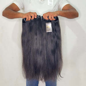 Extensiones de cabello humano natural a granel, cabello humano ondulado de templo indio, paquetes de cabello humano virgen sin procesar de templo, proveedores de extensiones de cabello humano. - Product Image 2