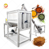 Convoyeur à double vis en acier inoxydable ORME Machine horizontale de mélange de farine d'épices Mélangeur de ruban de poudre