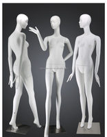 Mannequin de vitrine en fibre de verre blanc, corps entier, pour boutique de vêtements féminins et de mariage