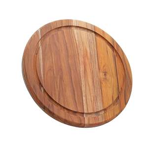 Tabla de Cortar de Madera de Estilo Tradicional para Uso Doméstico y en Restaurantes, Tabla de Cortar de Madera con Bordes Lisos y Acabado Fino - Product Image 1