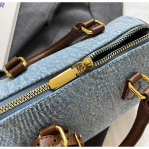 批发新款牛仔女包<span class=keywords><strong>2025</strong></span>轻便女士休闲气缸包奢华设计女童钱包 - Product Image 4