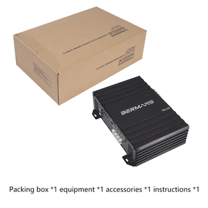 Brazilian-Style High-Efficiency 2-Channel <strong>Car</strong> <strong>Amplifier</strong> 500W*2CH Class D Subwoofer Horn 500W RMS Speaker Combined Crossovers - Product Image 6