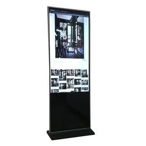 Netoptouch layar sentuh interaktif 55 inci, peralatan periklanan tampilan informasi iklan Hotel dalam ruangan