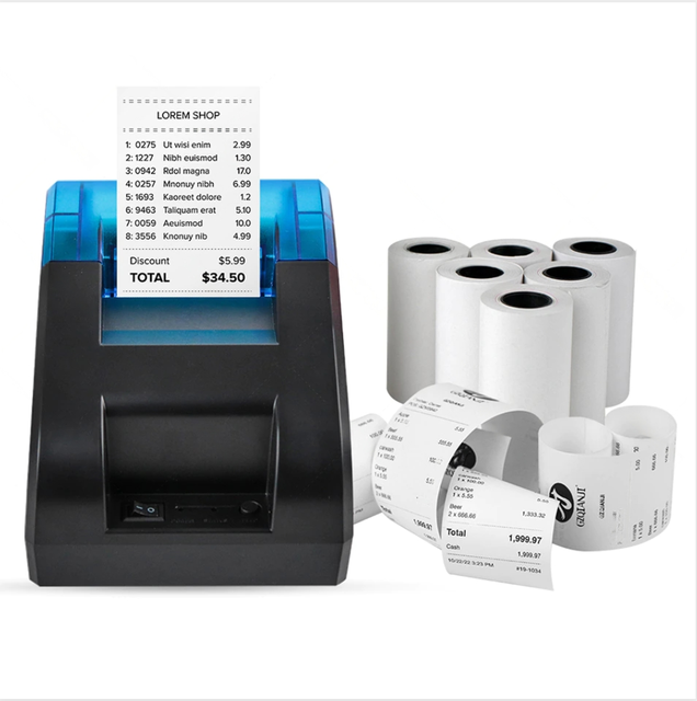 58mm Thermal Cheap Receipt Printer Pos Machine Thermal Printer Compatible with Android and IOS Phone