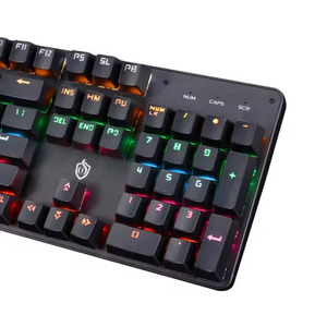 RGB LED Backlit Wired Mechanical Gaming <b>Keyboard</b>, Aluminum Base, 104 Standard Keys - Product Image 3