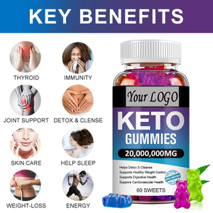 OEM Vente en gros Complément alimentaire Keto Gummies Produits de beauté Adulte Perte de poids Soutien à la santé digestive - Product Image 3