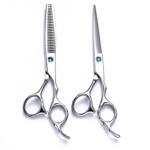 Hairdressing Scissors Set ZY705 Stainless Steel Flat And Thinning Shears Professional Hair Styling Tools - Product Image 1