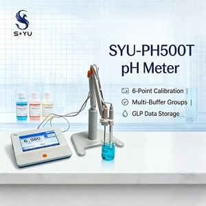 <span class=keywords><strong>Testeur</strong></span> de pH électronique SYU PH500T avec écran tactile de 7,0 pouces pour <span class=keywords><strong>piscine</strong></span>, aquarium, pisciculture et test de l'<span class=keywords><strong>eau</strong></span> des bacs à poissons - Product Image 1