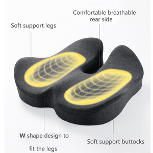 Vente flash, coussin de siège multi-usages pour le <span class=keywords><strong>bureau</strong></span>, respirant, confortable, en mousse à mémoire de forme, écologique, antidérapant, pour toutes les saisons - Product Image 3