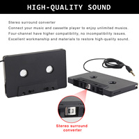 Haute Qualité Usine Vente Directe Vintage Stéréo Convertisseur De Bande Convertisseur Audio Conversion Lecteur De Cassette De Voiture