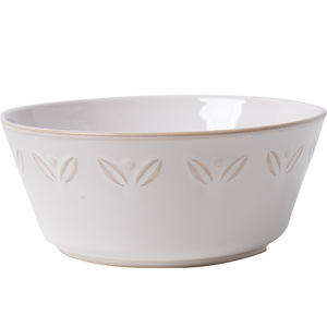 Vaisselle Écologique Classique en Céramique : Tasse à Café, Bol à Riz, Assiette Occidentale, Assiette à Spaghetti, Vaisselle Embossée pour Fille - Product Image 6