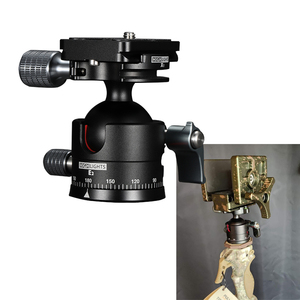 Tête de trépied pivotante à 360 degrés en alliage d'aluminium robuste pour appareil photo - Product Image 1