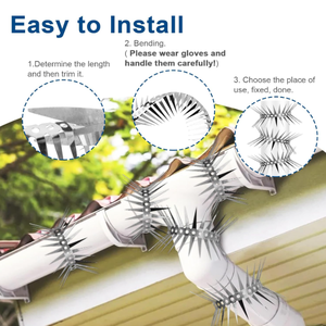 Tránh hiệu quả gấu trúc và sóc leo hàng rào gai chim cho chim bồ câu ngoài trời - Product Image 5