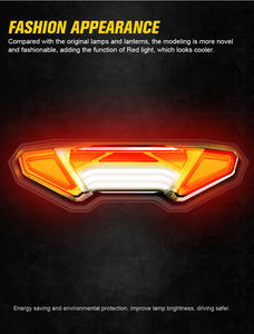 Feux arrière intégrés clignotants pour Yamaha MT-09 2014-2016 / <span class=keywords><strong>Tracer</strong></span> 2015-2018 / <span class=keywords><strong>Tracer</strong></span> <span class=keywords><strong>900</strong></span>/<span class=keywords><strong>GT</strong></span> <span class=keywords><strong>2019</strong></span> <span class=keywords><strong>accessoires</strong></span> - Product Image 5