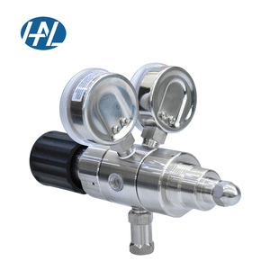 HAL-LOK HL10SL Çift Kademeli Oksijen Gaz Tüpü Basınç Regülatörü Paslanmaz Çelik Göstergeli Diyafram Yapılı 1 Yıl Garantili - Product Image 5