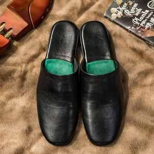 Scarpe Eleganti da <span class=keywords><strong>Uomo</strong></span> di Alta Qualità, <span class=keywords><strong>Mocassini</strong></span> in Vera Pelle Nera, Ciabatte con Punta Chiusa, Tendenza Moda, Mezze Ciabatte Estive - Product Image 6