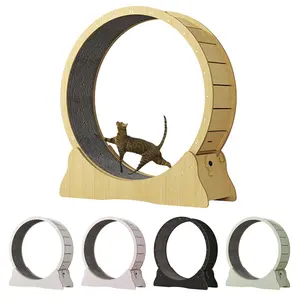 OEMODMインタラクティブアンチデプレッションファイバーボード木製ペットトレッドエクササイズランニングホイール猫ペット犬楽しいトレッドミルおもちゃ