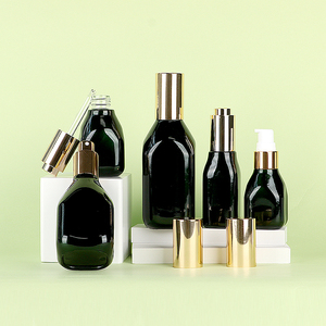 Lotion <b>Bottle</b> Glass <b>Bottle</b> Customized Cosmetics 30ml 150ml Container <b>Empty</b> With Pressing Pump Head Different Metal <b>Bottle</b> Caps - Product Image 4