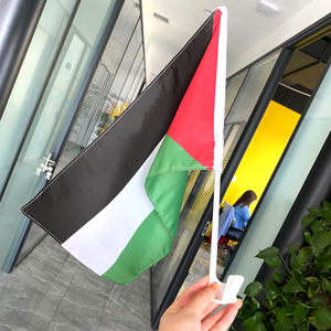 Tùy Chỉnh Chất Lượng Cao Ngoài Trời Haiti Cửa Sổ Treo Cờ Nhỏ Mini Xe Cờ Mexico Pakistan Cho Anh Cửa Sổ Xe Cờ - Product Image 3