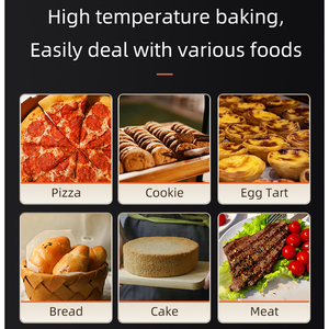 Thương mại duy nhất Lớp lò nướng bánh pizza công suất lớn Lò nướng điện cho bánh bánh bánh mì thép không gỉ nhà ở cho hộ gia đình sử dụng - Product Image 4