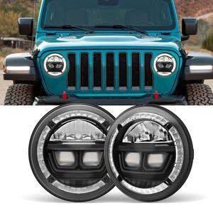 Luces Intermitentes Delanteras al por Mayor, Luz de Conducción Diurna DRL, Faro LED de 7 Pulgadas para Motocicleta, Faro Delantero para Jeep <span class=keywords><strong>Renegade</strong></span> - Product Image 5