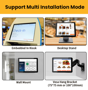 2025 kinh doanh mới 15 inch đúng phẳng điện dung USB LCD cảm ứng màn hình ROHS chứng nhận không thấm nước VGA + VESA 4:3 khía cạnh - Product Image 4