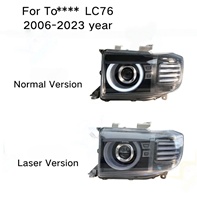 Nouveaux phares LED pour voiture, ensemble de feux de jour modifiés, clignotants séquentiels pour mise à niveau des feux avant LC76 2006-2023