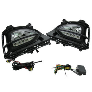 Feux de jour à LED DRL lumière clignotant jaune feu de brouillard pour Hyundai I20 <span class=keywords><strong>elite</strong></span> 2018 2019 2020 - Product Image 2